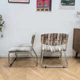 Lot de 2 chauffeuses vintage