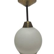 Lampe suspendue Art Déco, Pologne, années 1950