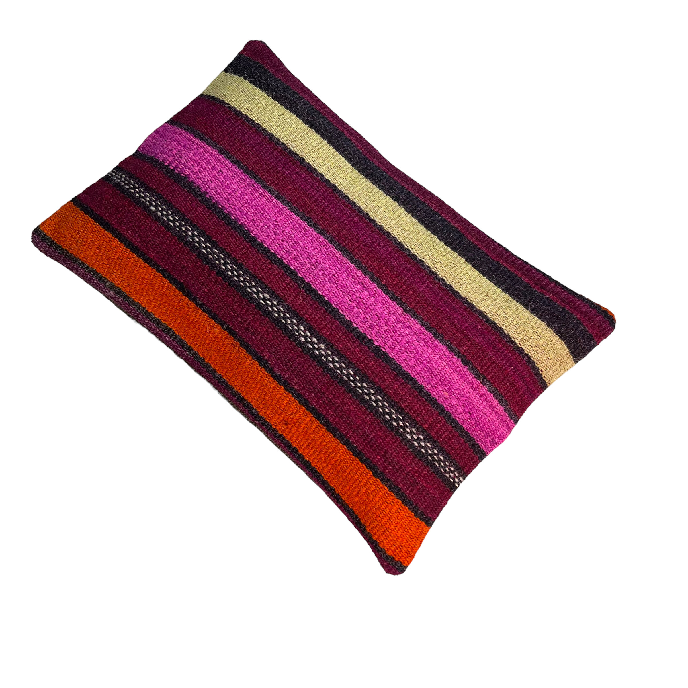 Vintage turkish kilim cushion cover 30x50cm