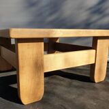 Brutalism coffee table 1960 "square in the rough"