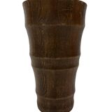 Vintage umbrella holder wooden basket storage 1960 minimalist design