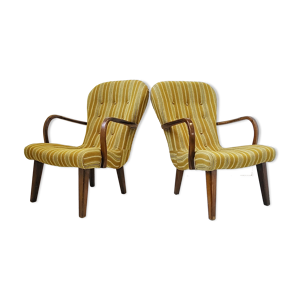 Paire de fauteuils danois 1940