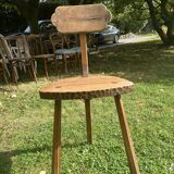 Handmade walnut chair