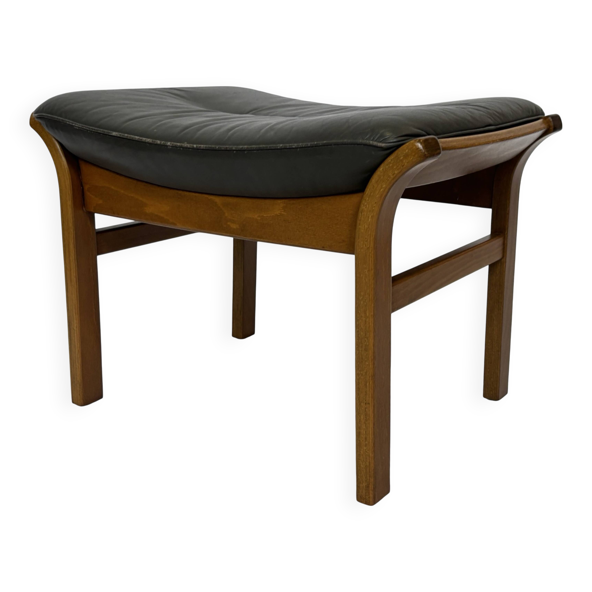 Vintage G Mobler Danish Design Footrest Footstool Ottoman