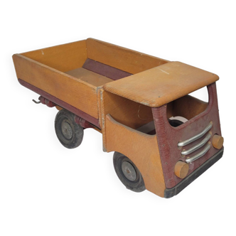 Camion benne dejou en bois des années 1950
