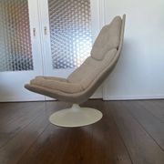 Fauteuil Lounge Artifort modèle F588 par Geoffrey Harcourt, années 1960