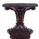 Carved pedestal, France, around 1870.