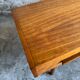 Low Danish Teak Cabinet by Millenium Design — Warm Teak Veneer, Two Drawers, Tapered Legs