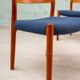 Set of 2 Model No. 84 Teak Chairs by Niels Otto Møller, Denmark, 1960s