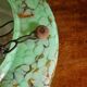 Art deco pendant lamp marbled glass ceiling light