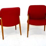 Set de 2 fauteuils Aksel Bender Madsen & Ejner Larsen, Fritz Hansen, Suède, 1960