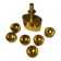 Pierre Forsell for skultuna. Sweden, 1970 gold-plated brass service
