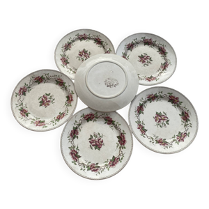 lot de 6 assiettes à