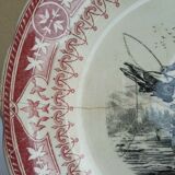 Digoin Sarreguemines Plate in July