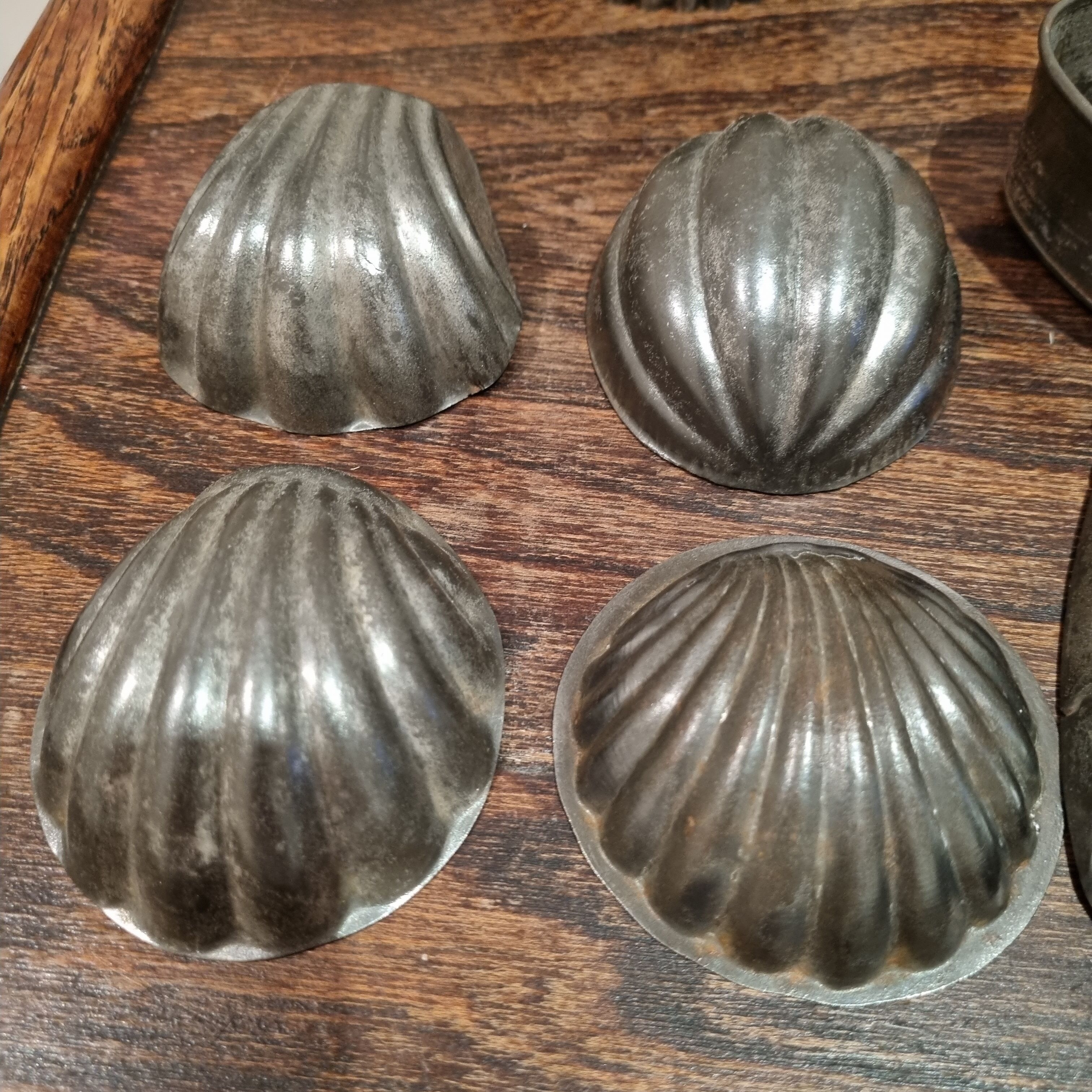 Old cake moulds pastry