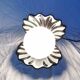 Ceramic shell lamp with opaline pearl, Saint-Jacques, France, 1980