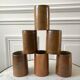 Set of 6 handmade handmade stoneware mugs 70s