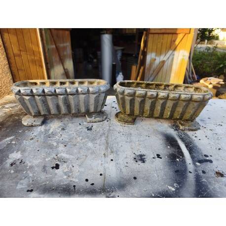 Pair of cast iron planters from 1900 in Charleville - Mézières