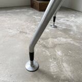 Tecno Nomos Round Table Brushed Metal