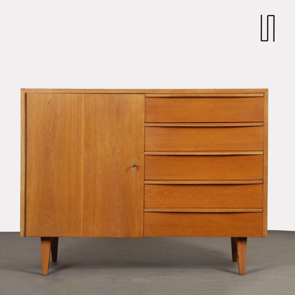 Commode en bois produite par Drevozpracujici podnik, 1960