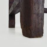 Work table with drawer, workshop table, wooden dining table. 18th century