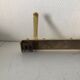 Golden coat rack 4 vintage pads 1960 55x10cm