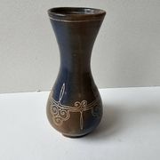 Brittany ceramic vase - Signed Roscoff Height 18cm