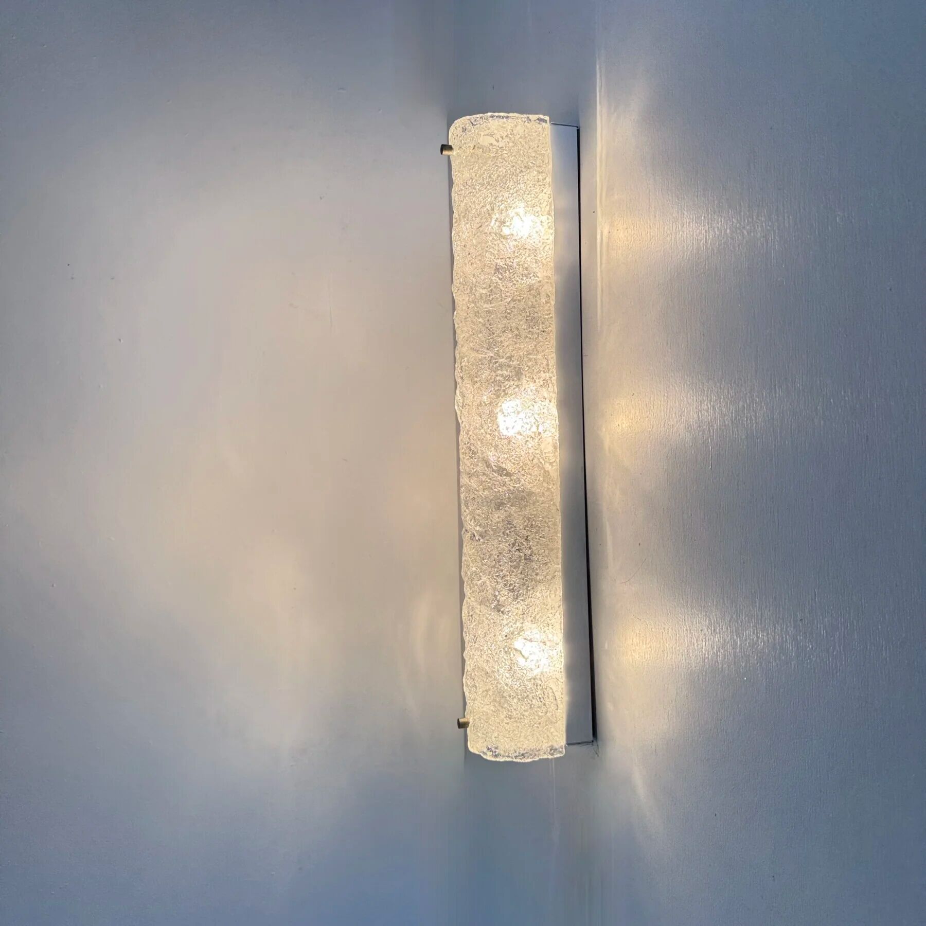 Mid-century design Murano glass wall sconces, Germany, 1970s