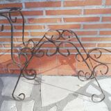 Wrought iron plant holders