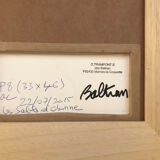 Acrylic painting by odile trpont, also known as baltran (1942). les sables d'olonne.