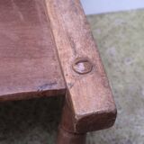 Antique African Baoulé wooden chair, early 20th century