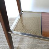 Side table with compass legs