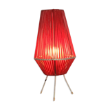 Vintage 60s scoubidou lamp