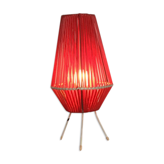 Vintage 60s scoubidou lamp