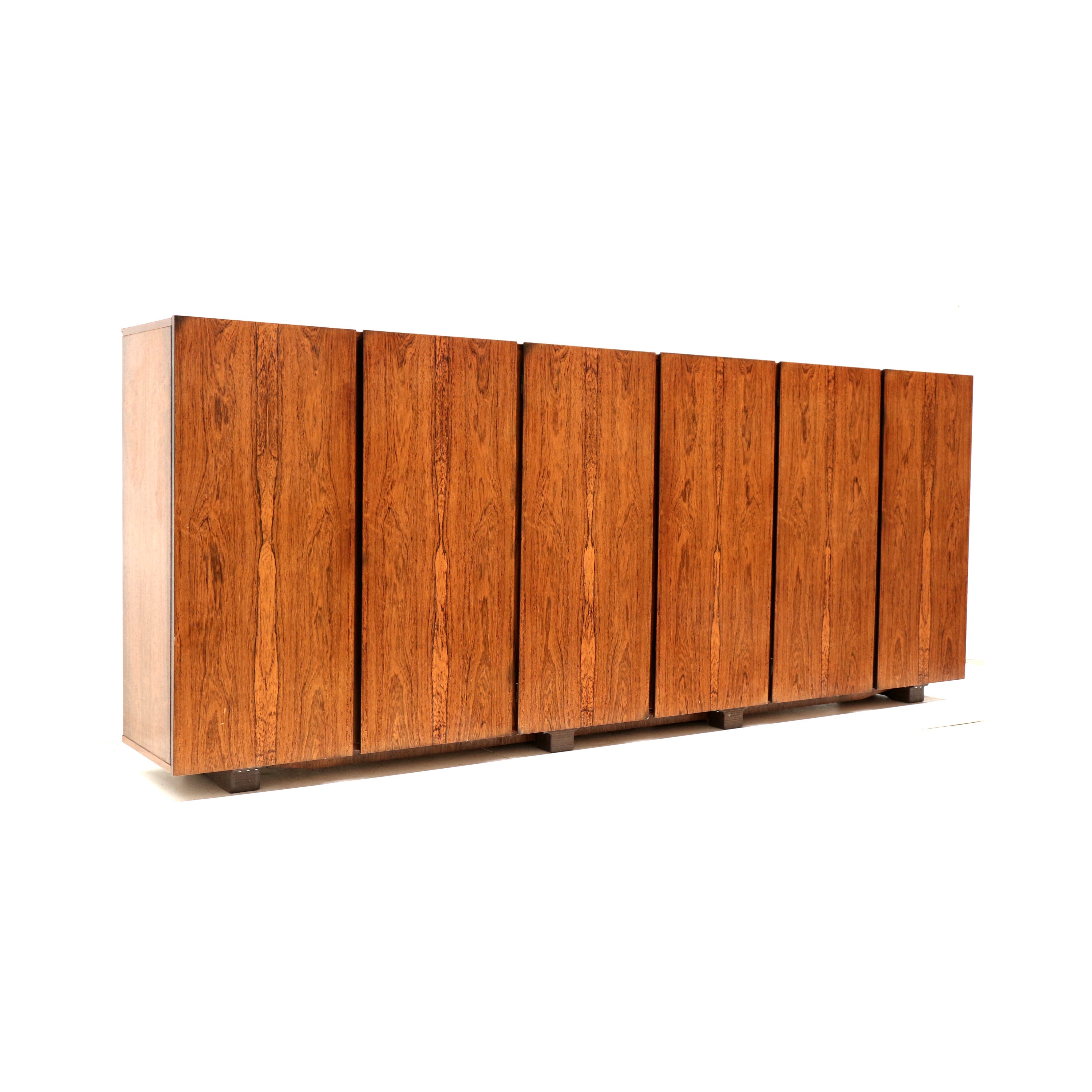 Large vintage rosewood sideboard made in the 60s