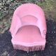 Pink toad armchair