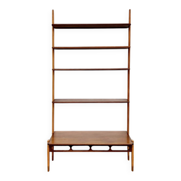 Wall system William Watting for Scanflex in teak and beech — 1960