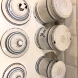 Enamelled metal kitchen pot