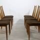 Mid-Century Teak Dining Chairs by WK Möbel, Set of 6, 1960s Design