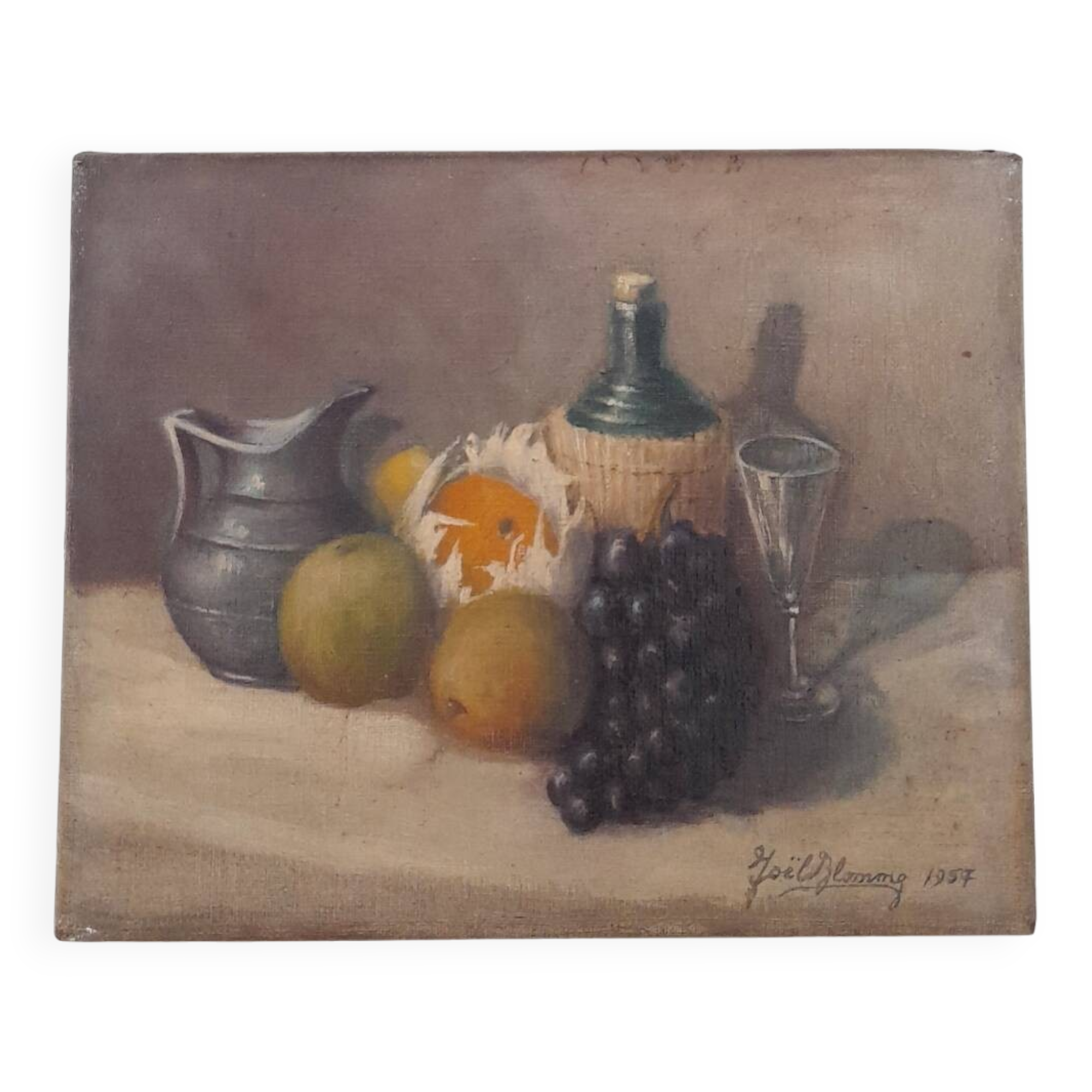 Small oil on canvas still life