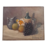 Small oil on canvas still life