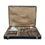 Old Christofle 57-piece shell model cutlery set