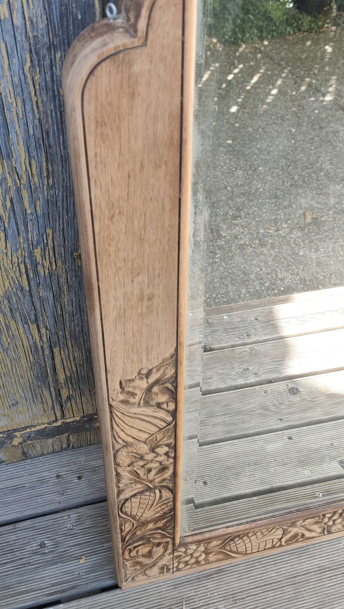 Miroir art deco biseauté