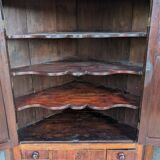 English corner corner early 19th mahogany