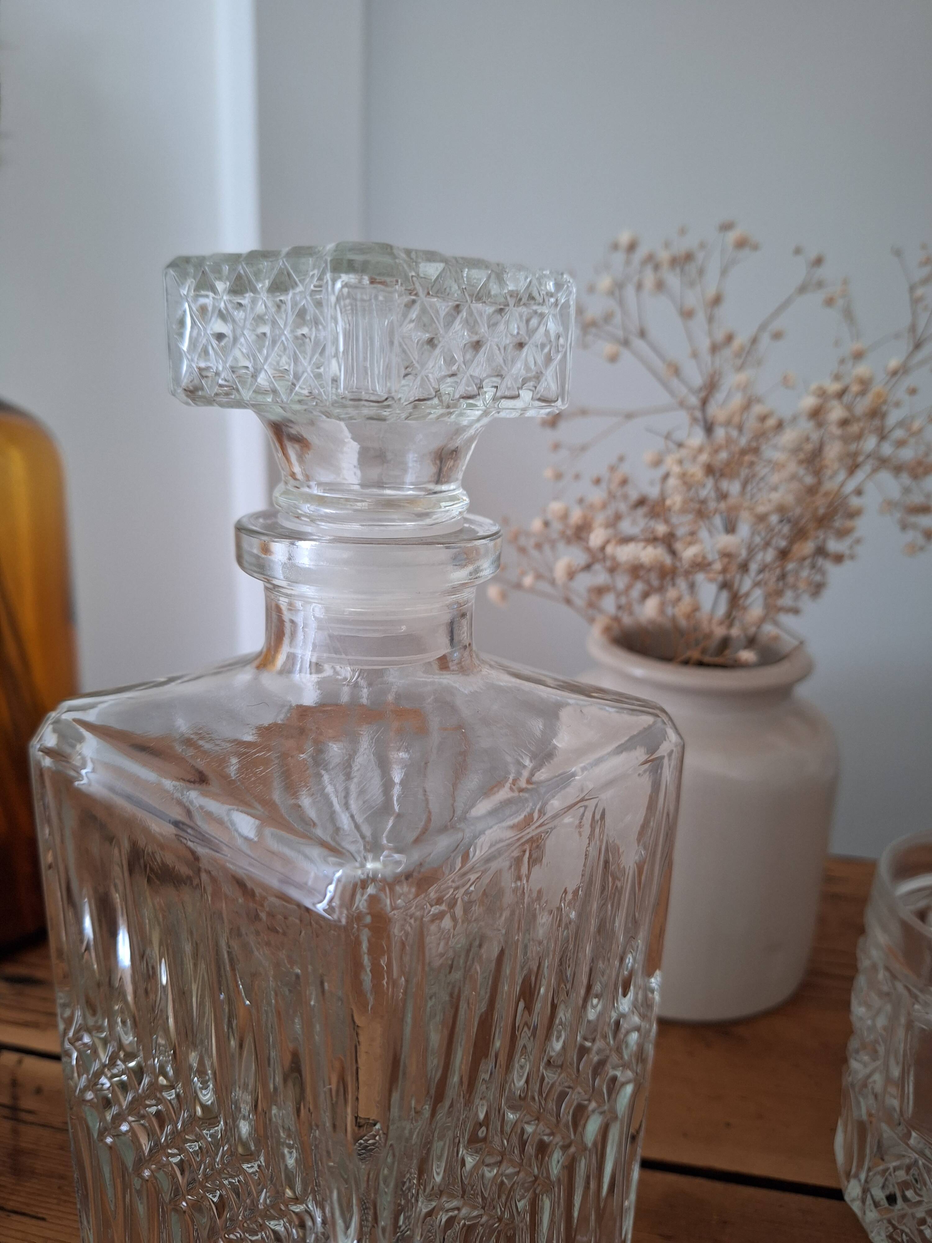 Vintage whiskey decanter