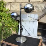 Beautiful vintage chrome designer lamp. Italian 60/70