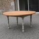 Table de ferme ronde à volets en bois massif – Ø 130 cm