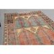 1970s Vintage Turkish Hand-Knotted Wool Cotton Orange Runner Rug 143x339