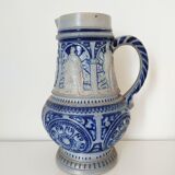 German sandstone jug decoration medieval kings