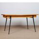 Table de repas en chêne et métal, années 1960